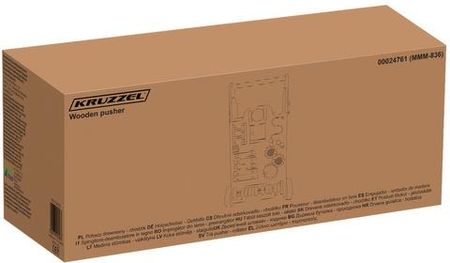 Chodzik Pchacz dla Dzieci Jeździk Drewniany Aktywność Tablica Manipulacyjna KRUZZEL - zdjęcie 4