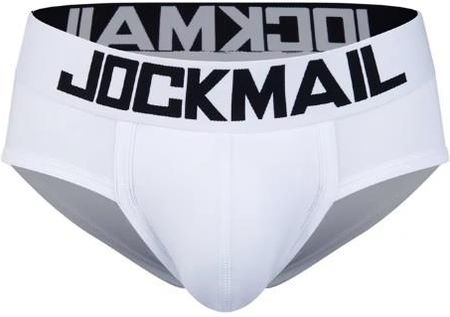Majtki Męskie Jockmail Bawełna Białe XXL - zdjęcie 2