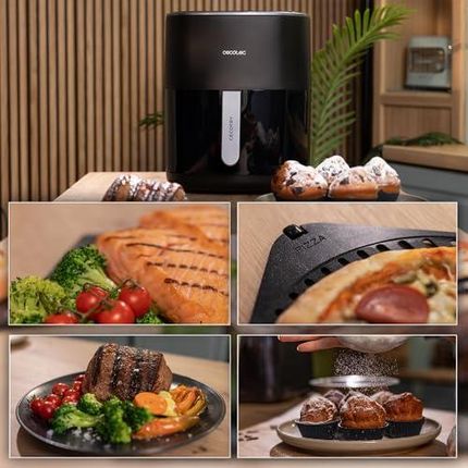 Cecotec Air Fryer Cecofry&Grill Duoheat 6500 Czarny - zdjęcie 3