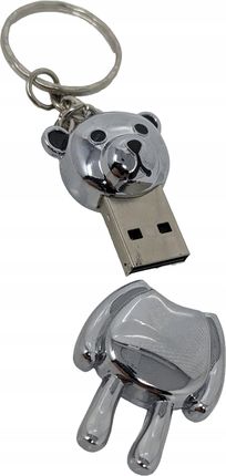 PENDRIVE DLA DZIECI PEN DRIVE PAMIĘĆ 64 GB MIŚ NIEDWIEDŻ METAL - zdjęcie 4