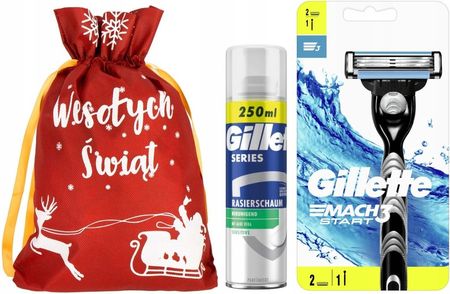 Gillette Zestaw Prezentowy Pianka 200Ml Maszynka Mach3 Sport - zdjęcie 4