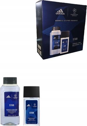 Adidas Zestaw Prezentowy Star Dla Niego Żel Pod Prysznic+ Deo W Szkiełku - zdjęcie 2