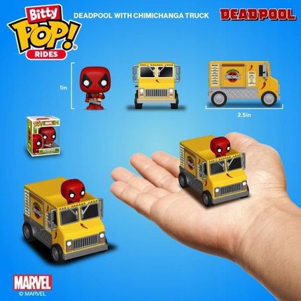 Figurka Bitty POP Rides Marvel Deadpool Chimichanga Truck Funko Pop - Funko POP - zdjęcie 2