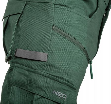 Neo Tools Spodnie Męskie Robocze Zielone Typu Jogger Outdoor 81-286 L/52 - zdjęcie 3