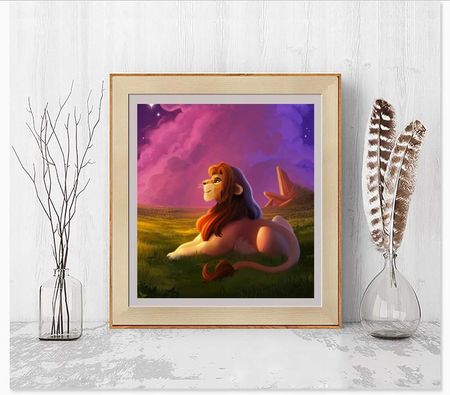 Haft Diamentowy 5D Diy Król Lew Simba - zdjęcie 3