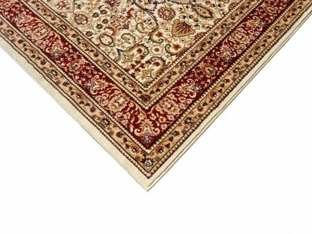 Turkiye Weavers Dywan Klasyczny Do Salonu Safire 007 Kremowo Bordowy Orient 200x300cm - zdjęcie 2