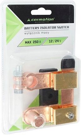 Carmotion Wyłącznik Masy Nożowy Akumulatora 120-250A 12V 24V Wyłącznik Przełącznik - zdjęcie 2