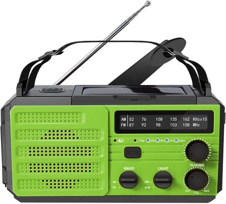 MOZOS MD-091 radio FM/AM solarne+dynamo - zdjęcie 3