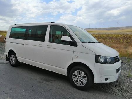 Erkul Relingi Dachowe Zintegrowane Volkswagen Transporter T5 T6 Długi Srebrne - zdjęcie 6
