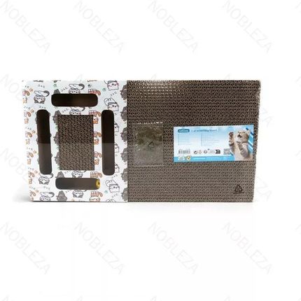 Drapak Dla Kota Tekturowy Leżący Z Kocimiętką I Piłeczką 45X24X4Cm - zdjęcie 3