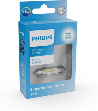 Philips Żarówka Led (Blister 1Szt.) Led 12V 1W Sv8,5 Bez Homologacji Drogowej - zdjęcie 4