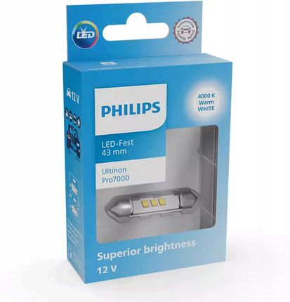 Philips Żarówka Led (Blister 1Szt.) Led 12V 1W Sv8,5 Bez Homologacji Drogowej - zdjęcie 2