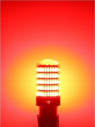 Senso Żarówka Led P21/5W 150Xsmd 4014 Canbus Czerwona - zdjęcie 3