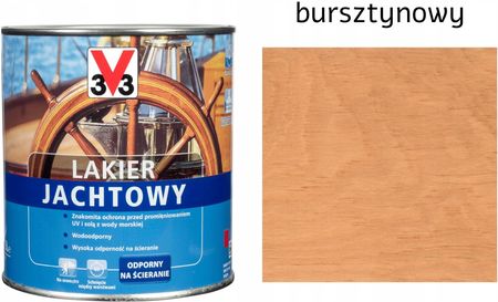 V33 Lakier Jachtowy 0,75L Bursztynowy - zdjęcie 2