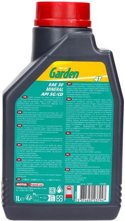 Motul 102787 Olej Sae 30 4T Do Kosiarek Spalinowych Garden 1L - zdjęcie 3