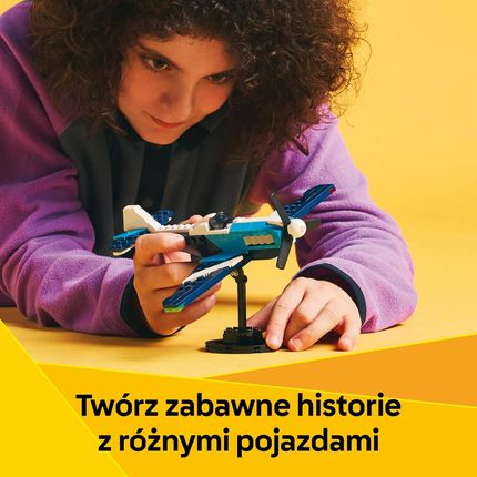 LEGO Creator 3 w 1 31160 Statek powietrzny: samolot wyścigowy - zdjęcie 5
