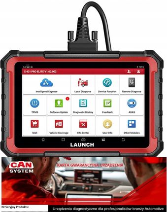 Launch x431 Pro Elite 2024 Nowy Model 8 Cali - zdjęcie 3