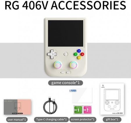 Anbernic RG406V - Biały - zdjęcie 5