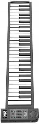 DNA ROLL 61 V2 keyboard zwijany silikonowy przenośny bateryjny klawisze organy - zdjęcie 6