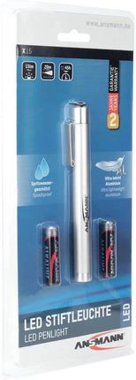 Ansmann X15 Led Latarka W Długopisie Srebrny Dioda Elektroluminescencyjna - zdjęcie 3