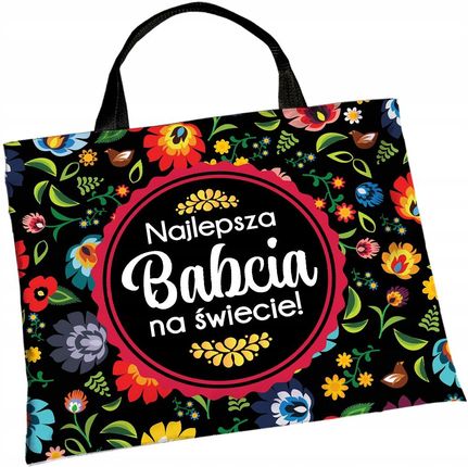 Media Design Prezent Na Dzień Babci Torba Na Zakupy Dla Babci - zdjęcie 2