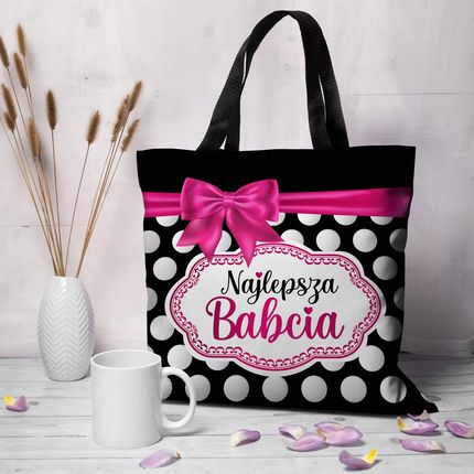 Media Design Prezent Na Dzień Babci Torba Na Zakupy Dla Babci - zdjęcie 4