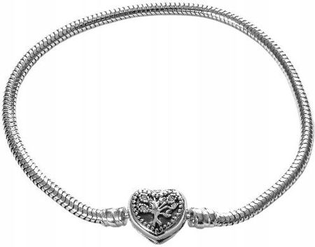 Bransoletka srebrna 925 modułowa 17 cm baza moments do charms 3,0mm, - zdjęcie 5
