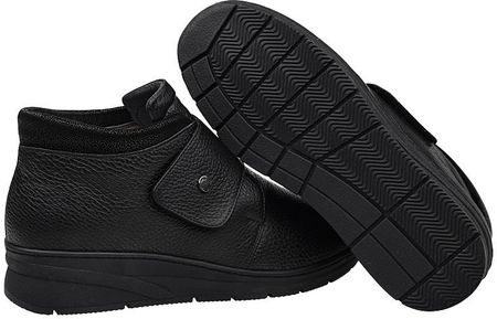 Botki COMFORTABEL 990557-01 H Schwarz Czarne ocieplane na Haluksy rzepy - zdjęcie 2