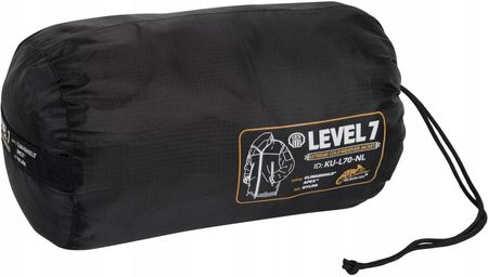 LEKKA KURTKA ZIMOWA LEVEL 7 Z KAPTUREM CLIMASHIELD APEX 100G CZARNA M - zdjęcie 4