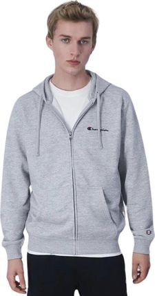 Bluza męska Champion Full Zip Hoodie szara 220260 EM021 - zdjęcie 3