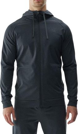Bluza męska 4F M403 antracyt melanż 4FWAW24TFSWM403 22M - zdjęcie 4