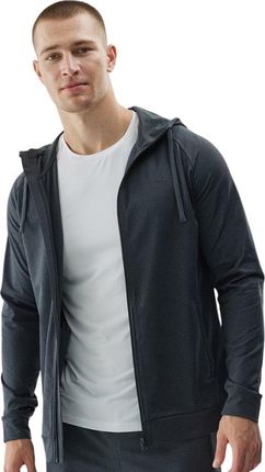 Bluza męska 4F M403 antracyt melanż 4FWAW24TFSWM403 22M - zdjęcie 3