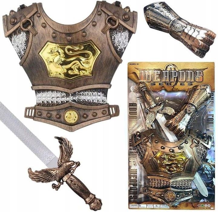 Zdjęcie Bigtoys Zestaw Rycerski Dla Chłopców Zbroja Miecz 1833 - Nowe Brzesko