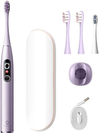 Szczoteczka elektryczna Oclean X Pro Digital + Etui + 4 Końcówki Niebieski - zdjęcie 2