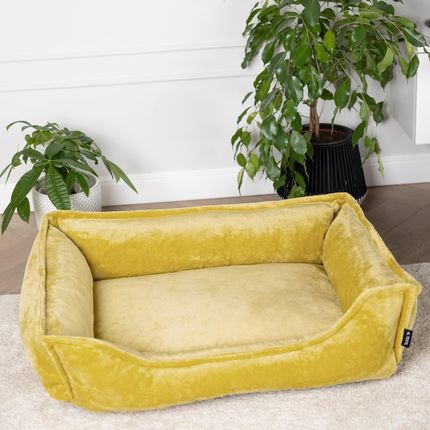 Seria Premium Ortopedyczne Legowisko Iris Żółty 80X60 Cm - zdjęcie 2