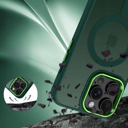 Atrax Zielone Magsafe Do Iphone 16 Pro Max Matowe Matt - zdjęcie 5