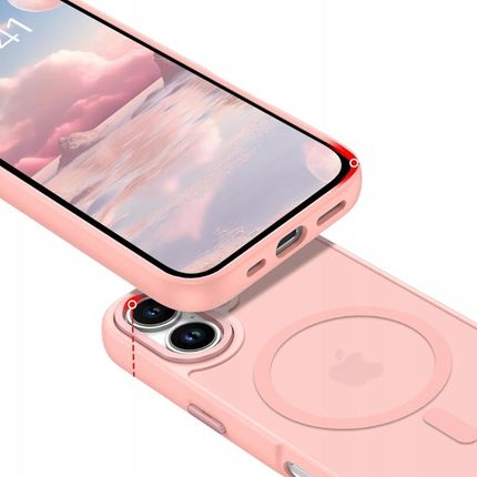 Atrax Różowe Magsafe Do Iphone 16 Plus Matowe Matt - zdjęcie 3