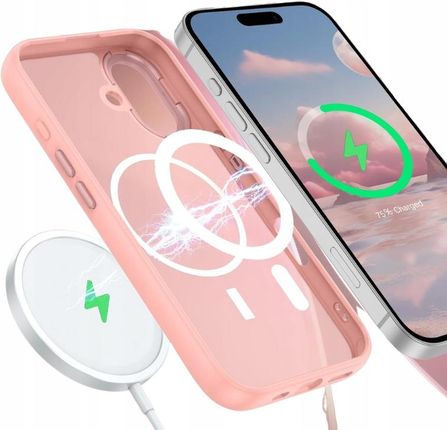 Atrax Różowe Magsafe Do Iphone 16 Plus Matowe Matt - zdjęcie 4