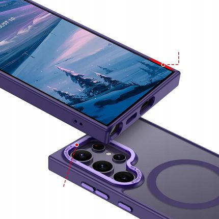 Exoguard Matowe Magsafe Matte Do Samasung Galaxy S24 Ultra - zdjęcie 2