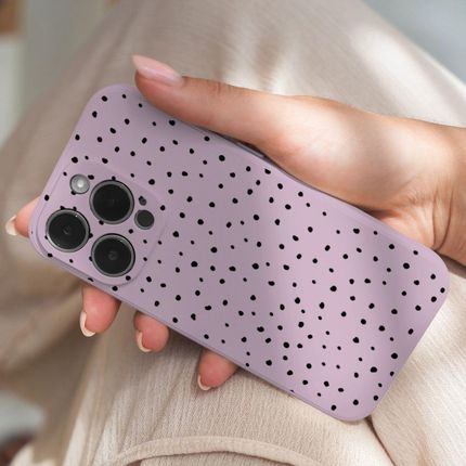 Pieceofcase Matowe Karmel Apple Iphone 14 Kropki Tiny Dots - zdjęcie 2