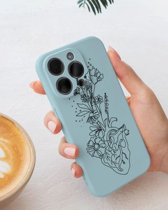 Pieceofcase Matowe Karmel Apple Iphone 15 Plus Serce Minimal - zdjęcie 2