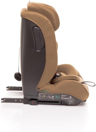 LEKKI FOTELIK SAMOCHODOWY ISOFIX GO-FIX GOFIX I-SIZE 76-150CM REGULOWANY MOKKA - zdjęcie 5
