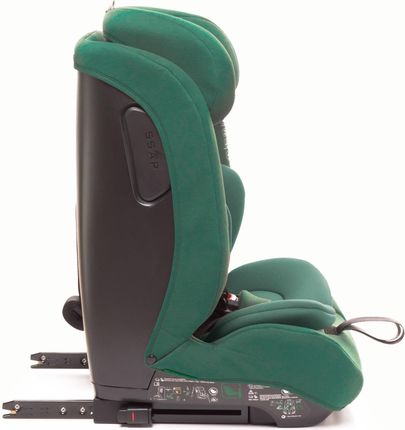 LEKKI FOTELIK SAMOCHODOWY ISOFIX GO-FIX GOFIX I-SIZE 76-150CM REGULOWANY DARK GREEN - zdjęcie 4