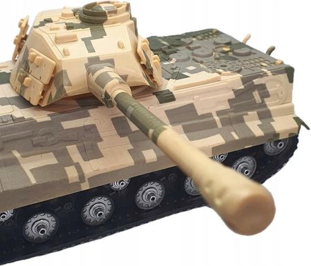 Qulki Czołg Zdalnie Sterowany Na Pilot Rc Światło Dźwiek R/C Baterie - zdjęcie 4
