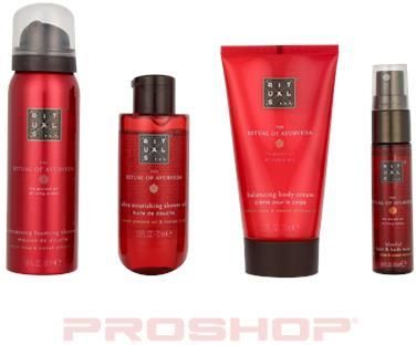 RITUALS SET (THE RITUAL OF AYURVEDA HAIR&BODY MIST 20ML + SHOWER OIL 70ML + BODY CREAM 70ML + FOAMING SHOWER GEL 50ML) - zdjęcie 2
