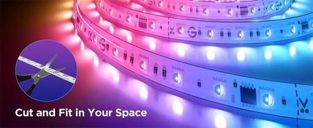 Govee H61F5 Strip Lights Pro 5m Taśma LED Wi-Fi Bluetooth RGBWW - zdjęcie 4