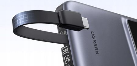 Ugreen 10000Mah Uno Pb511 30W Kabel Usb C Szary - zdjęcie 5