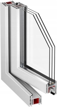 Dobreokna24 Okno Pcv Standard 1165x1135mm R/Ru Białe 2-Szybowe - zdjęcie 4