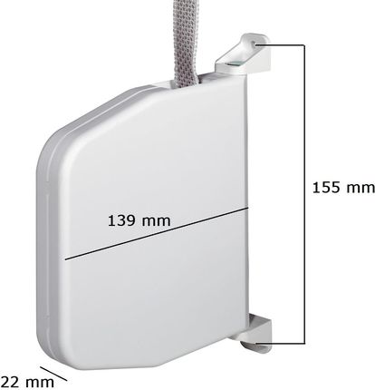 Selve Zwijacz Do Rolet Zewnętrznych Mini Na Taśmę Biały 15mmx5m - zdjęcie 2