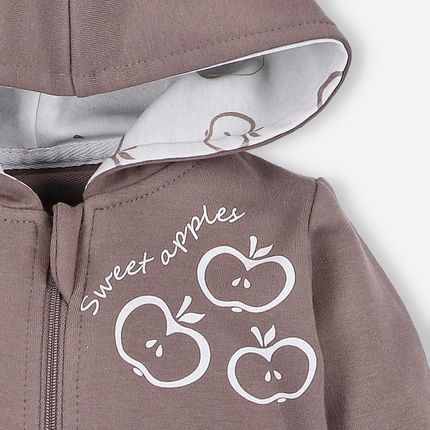 Dziecięca bluza dresowa Happy Apples z bawełny organicznej - zdjęcie 3